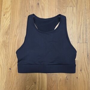 NWT Fabletics Womens Trinity High Impact Activrwear Sports Bra Black Small